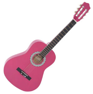 klassisk spansk guitar pink