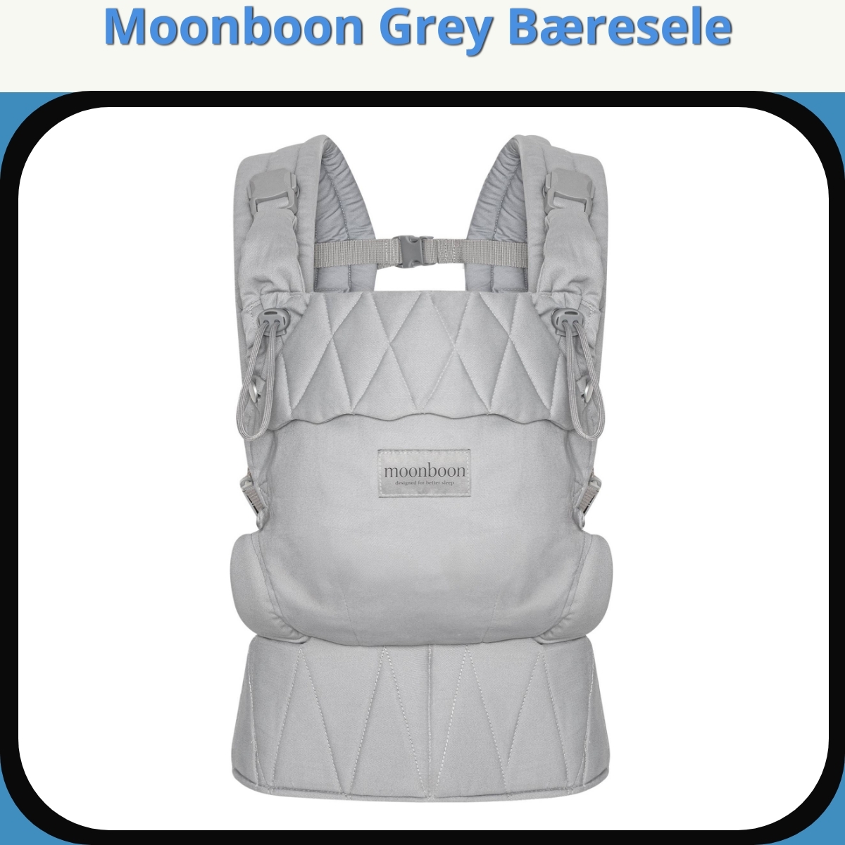 Anmeldelse af Moonboon Grey Bæresele