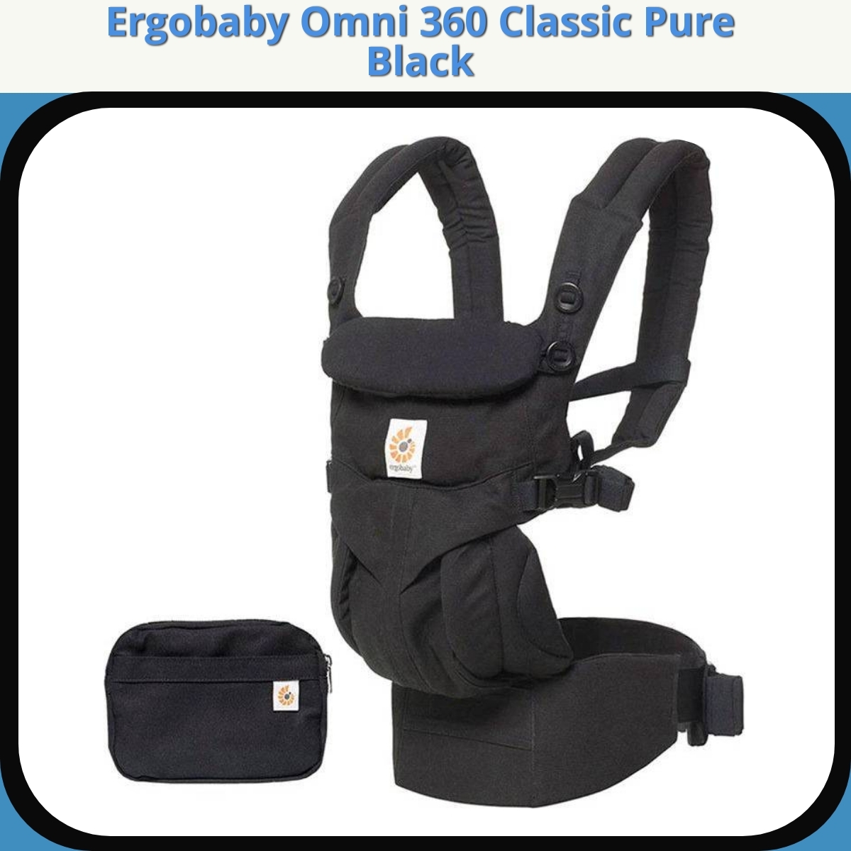 Anmeldelse af Ergobaby Omni 360 Classic Pure Black