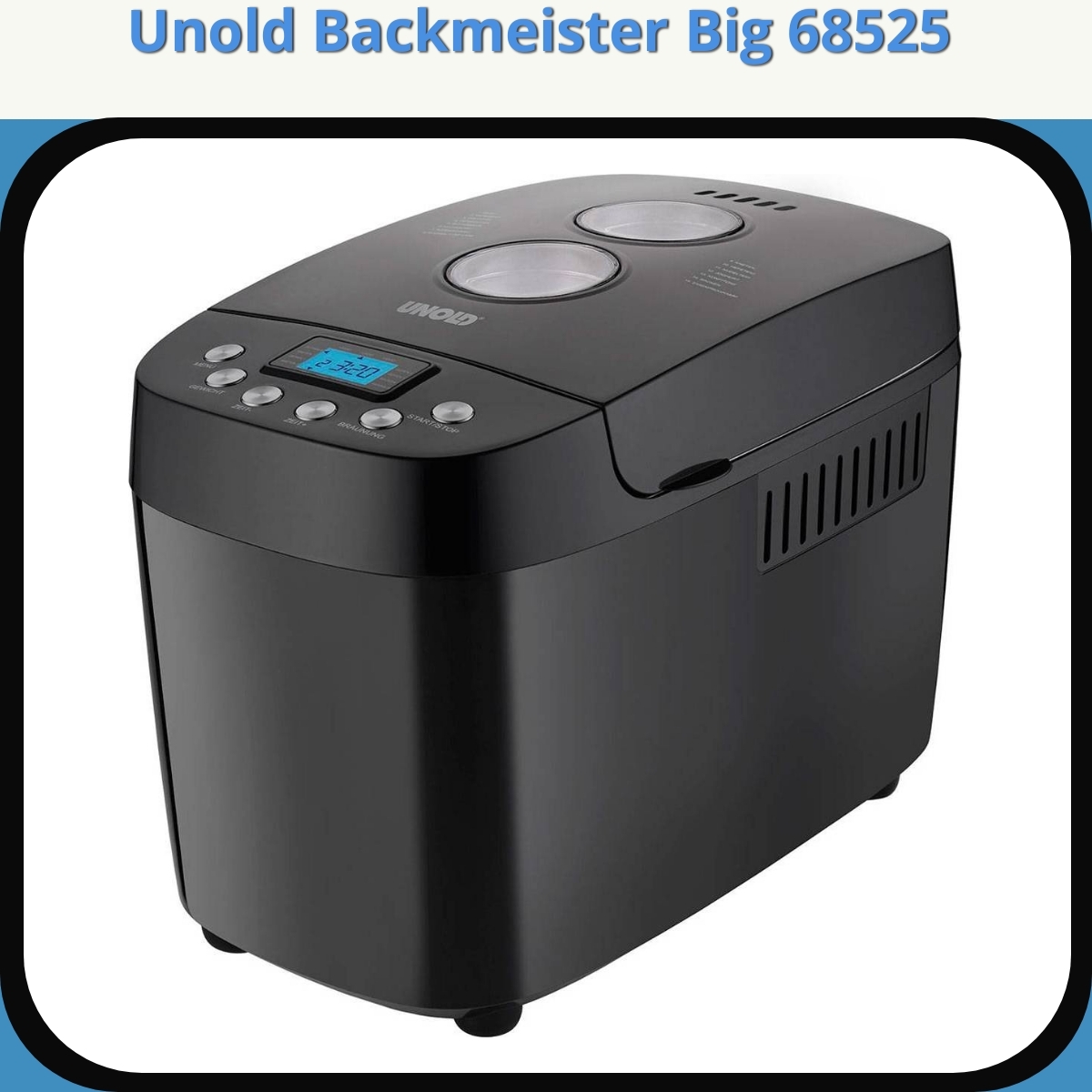 Anmeldelse af Unold Backmeister Big 68525