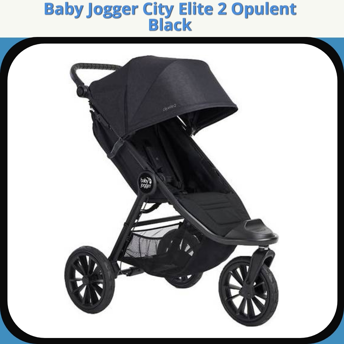 Anmeldelse af Baby Jogger City Elite 2 Opulent Black