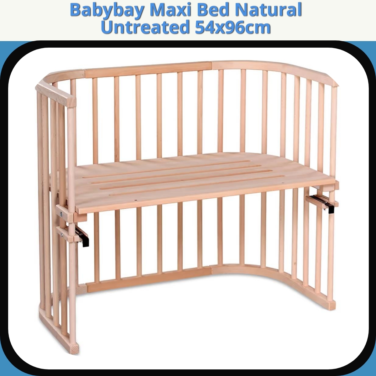 Anmeldelse af Babybay Maxi Bed Natural Untreated 54x96cm