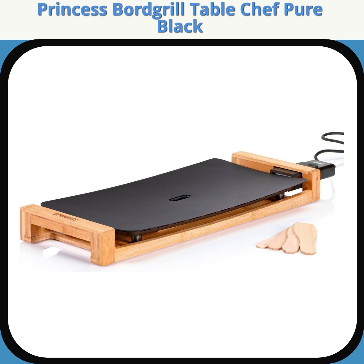 Anmeldelse af Princess Bordgrill Table Chef Pure Black