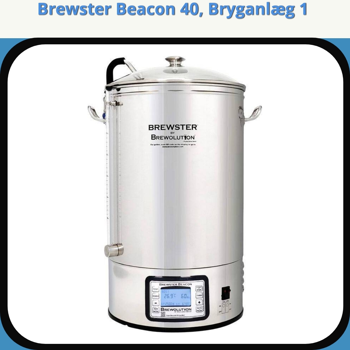 Anmeldelse af Brewster Beacon 40, Bryganlæg 1