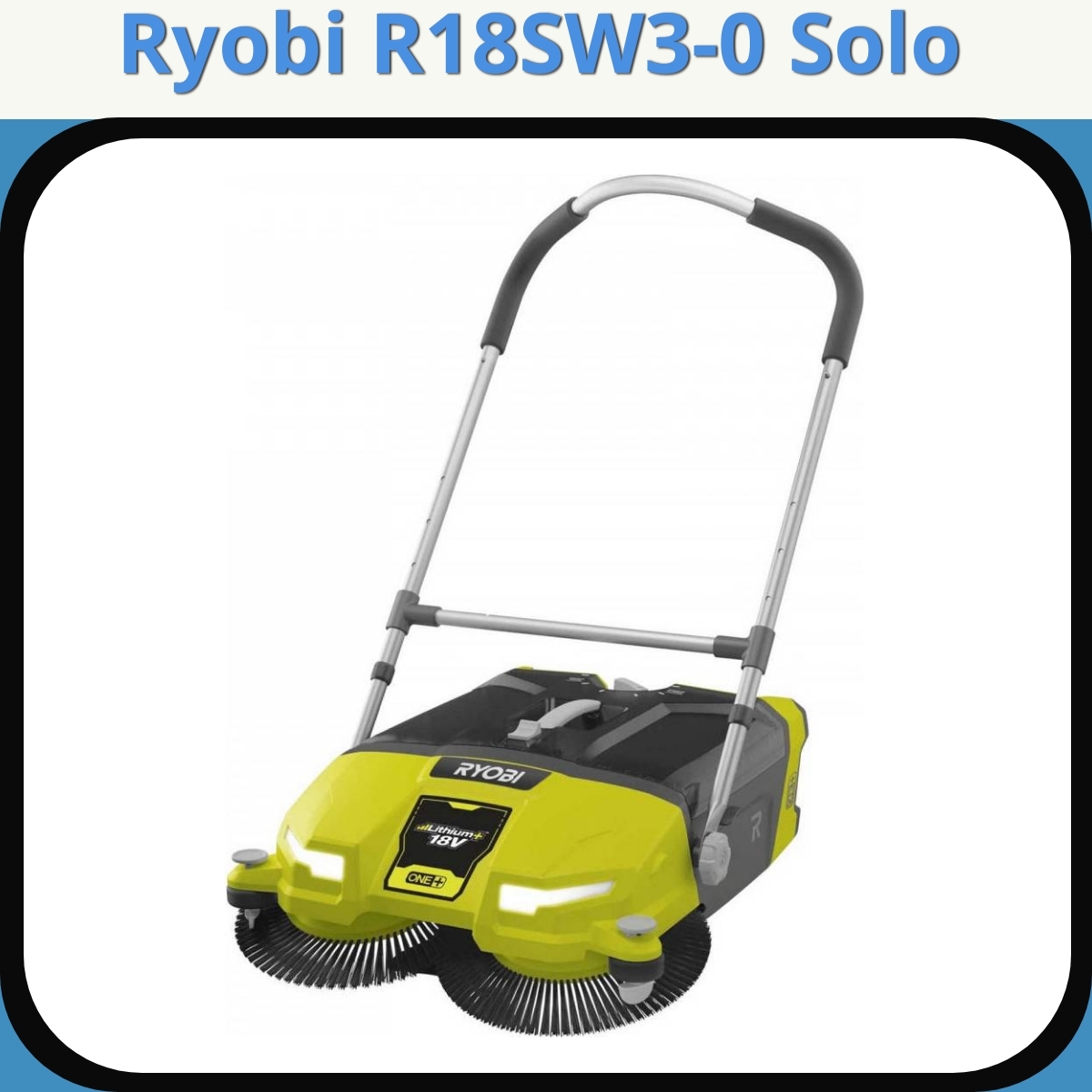 Anmeldelse af Ryobi R18SW3-0 Solo