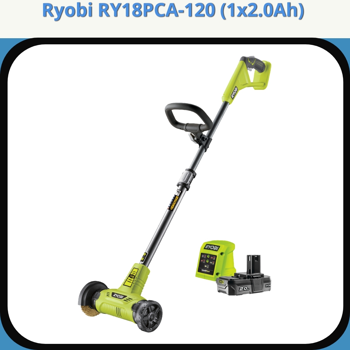 Anmeldelse af Ryobi RY18PCA-120 (1x2.0Ah)