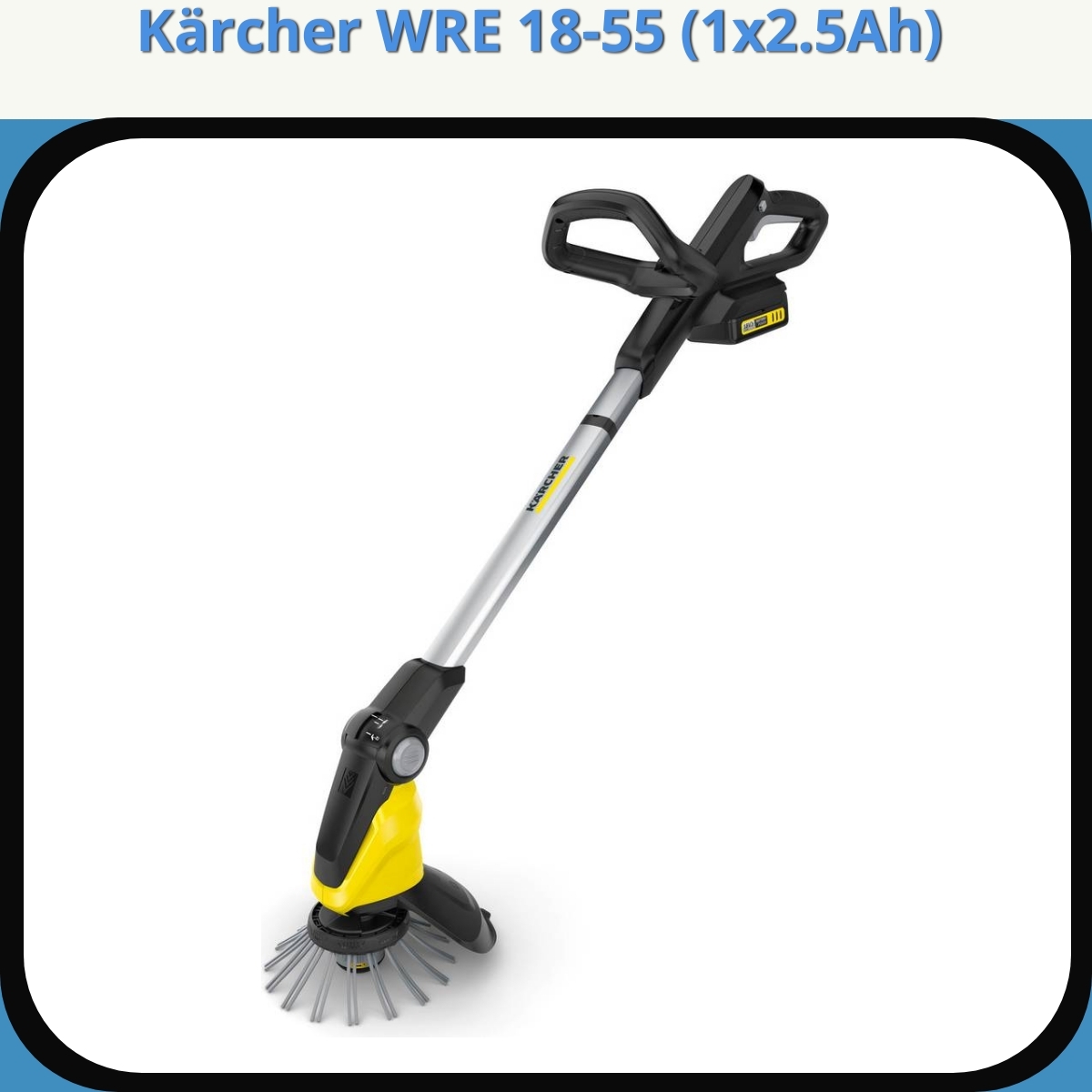 Anmeldelse af Kärcher WRE 18-55 (1x2.5Ah)