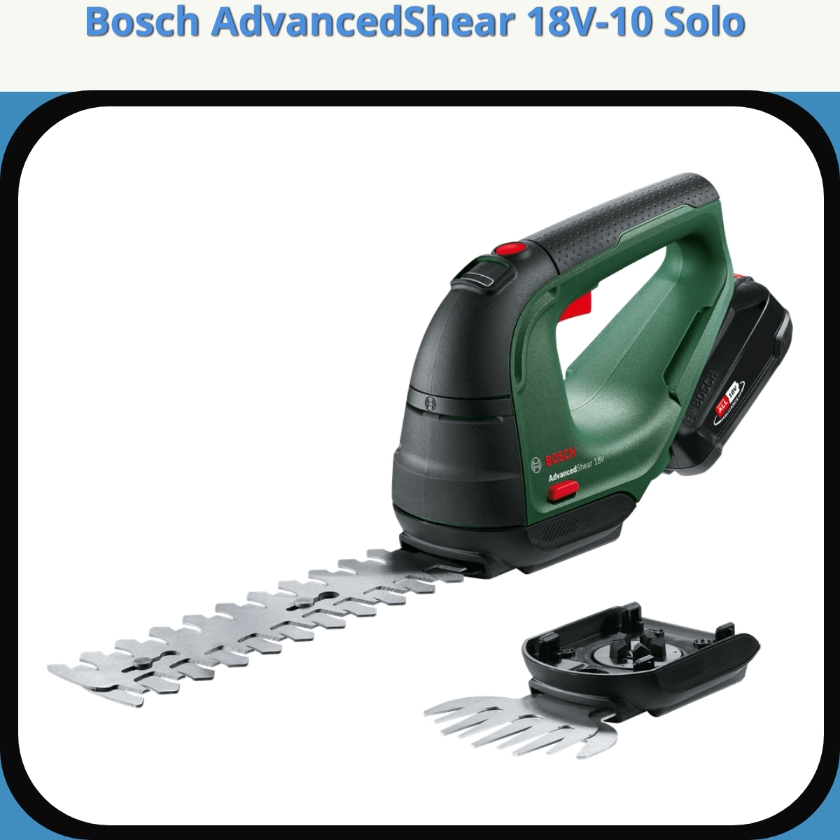 Anmeldelse af Bosch AdvancedShear 18V-10 Solo