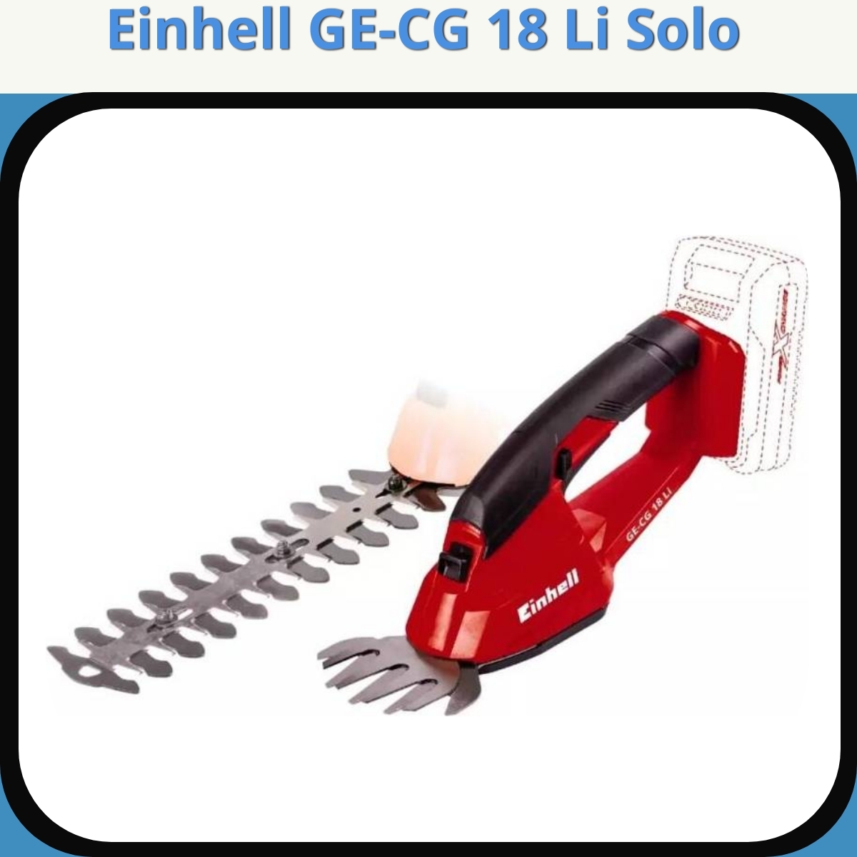 Anmeldelse af Einhell GE-CG 18 Li Solo