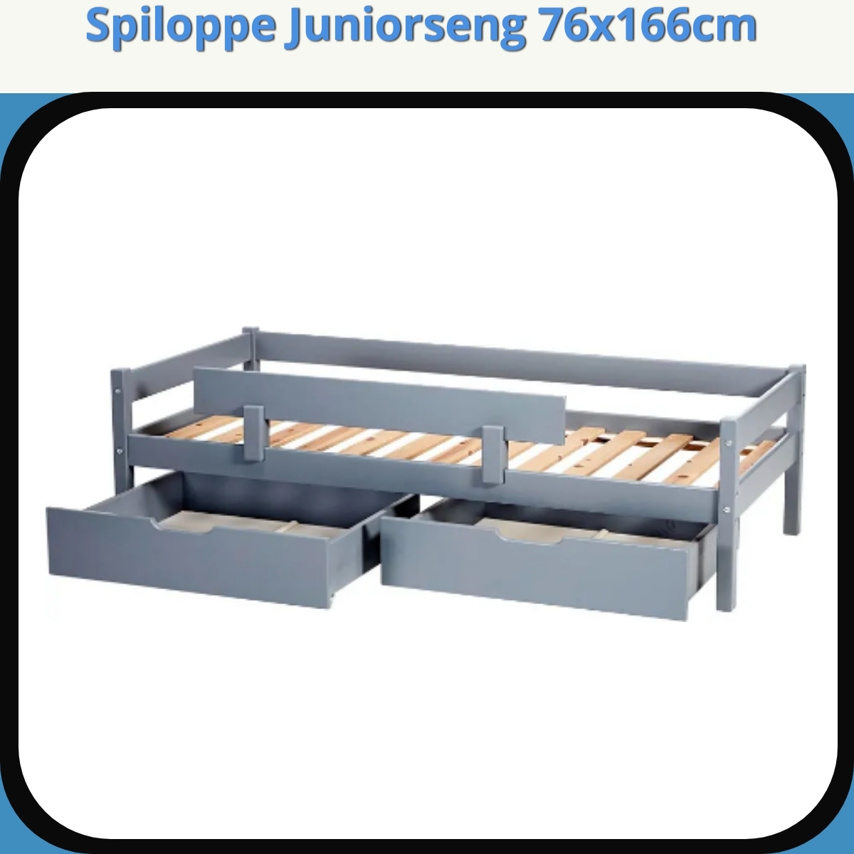 Anmeldelse af Spiloppe Juniorseng 76x166cm