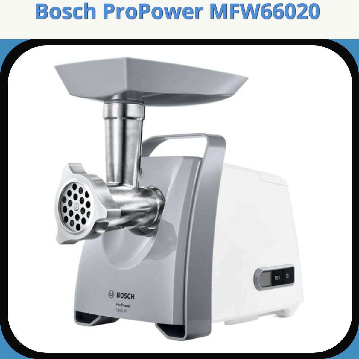 Anmeldelse af Bosch ProPower MFW66020