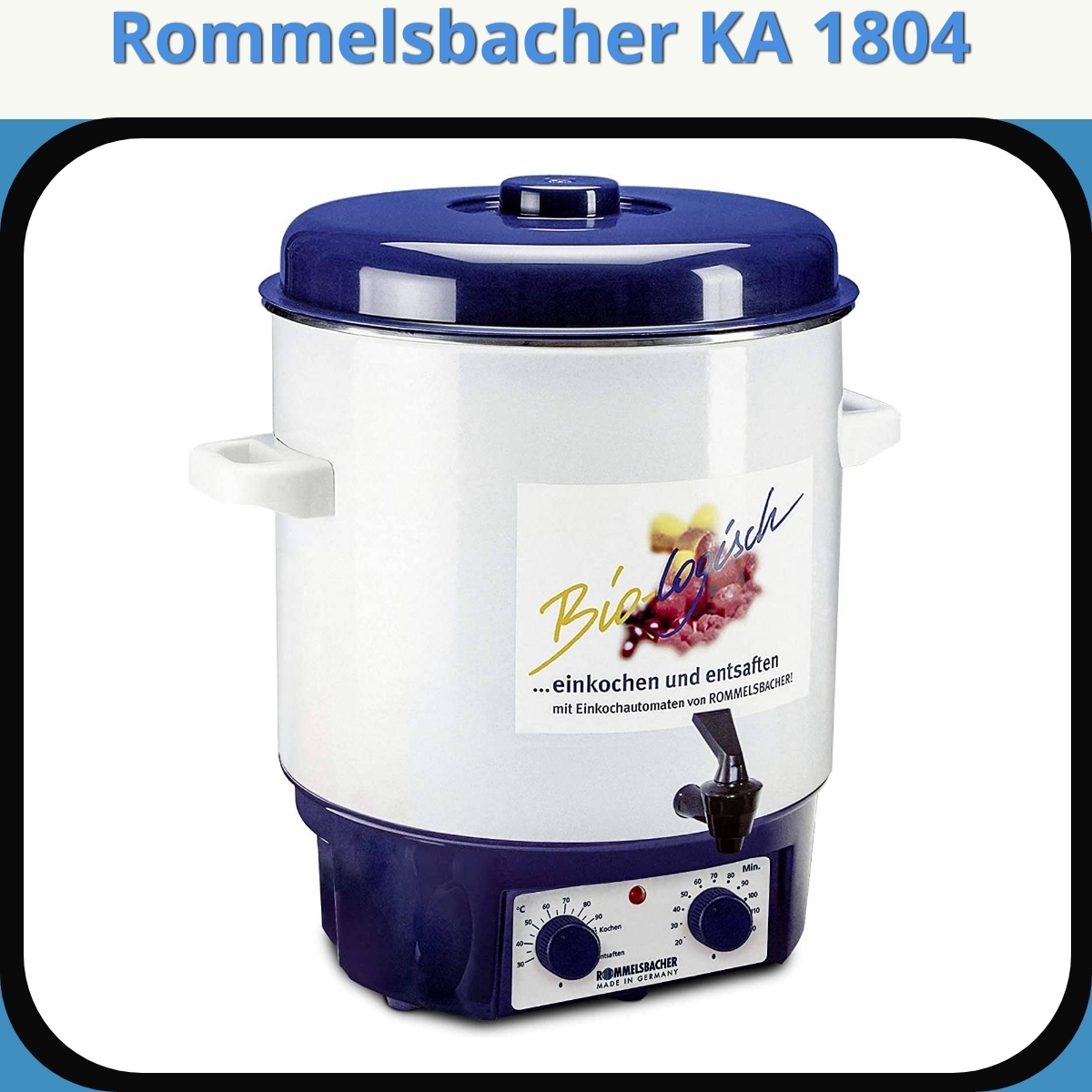 Anmeldelse af Rommelsbacher KA 1804