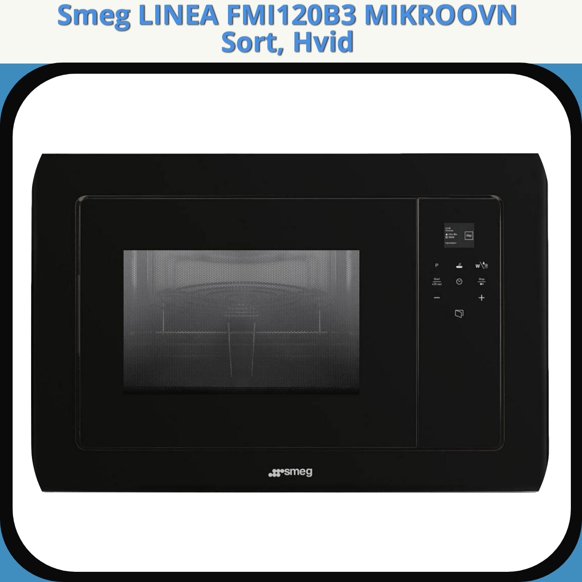 Anmeldelse af Smeg LINEA FMI120B3 MIKROOVN Sort, Hvid