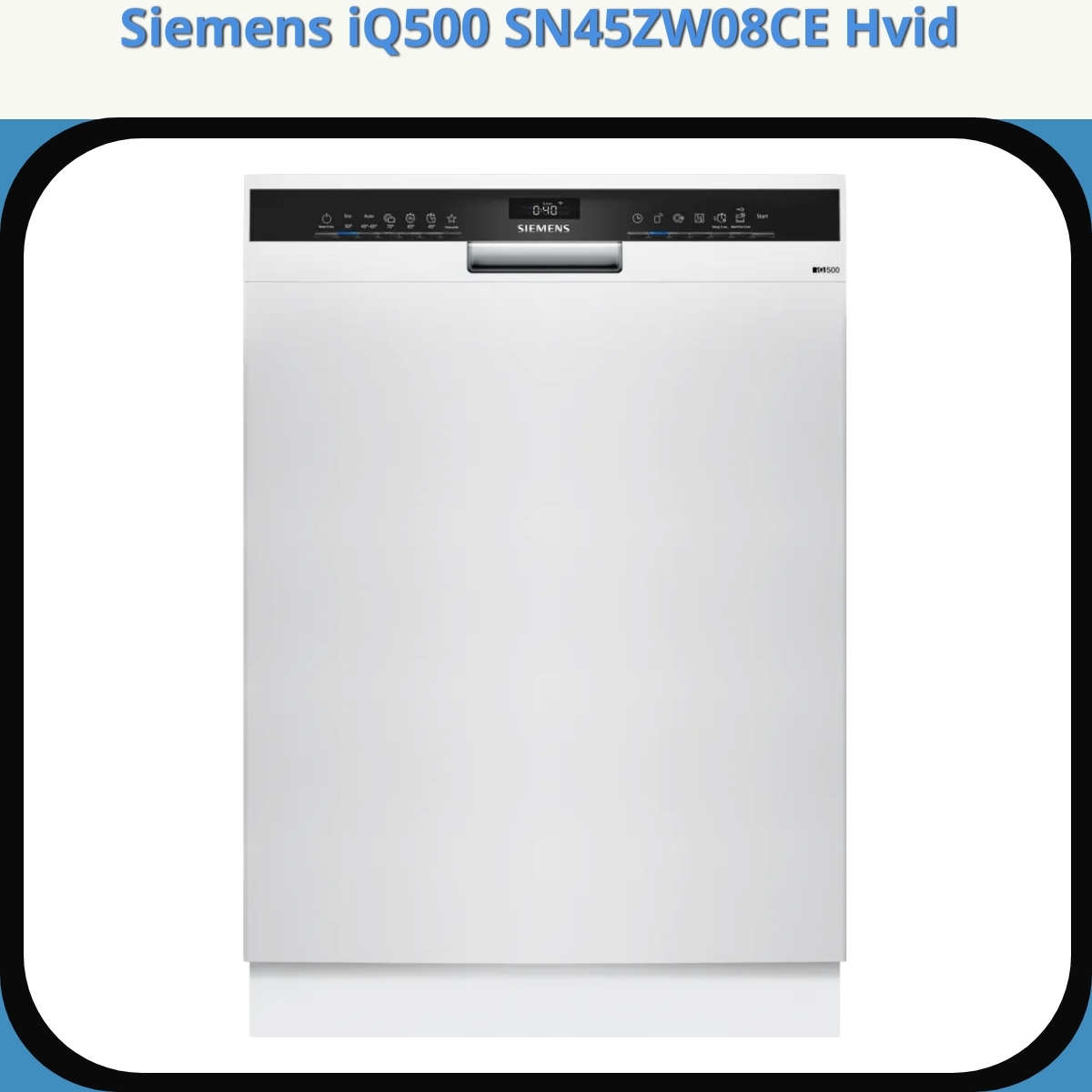 Anmeldelse af Siemens iQ500 SN45ZW08CE Hvid