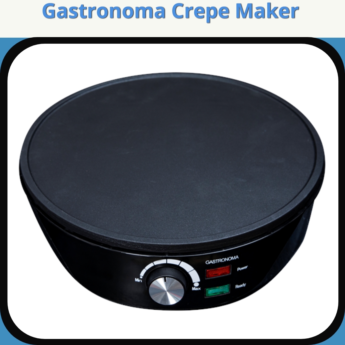 Anmeldelse af Gastronoma Crepe Maker