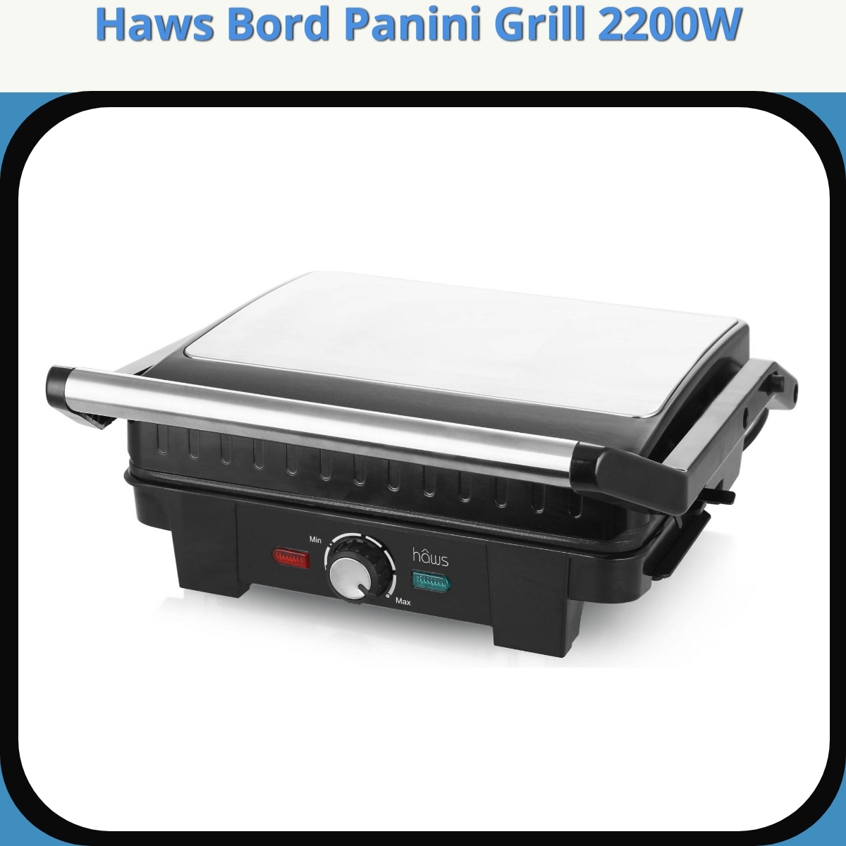 Anmeldelse af Haws Bord Panini Grill 2200W