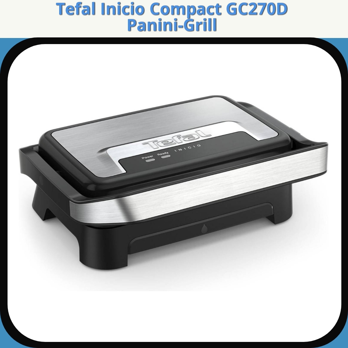 Anmeldelse af Tefal Inicio Compact GC270D Panini-Grill
