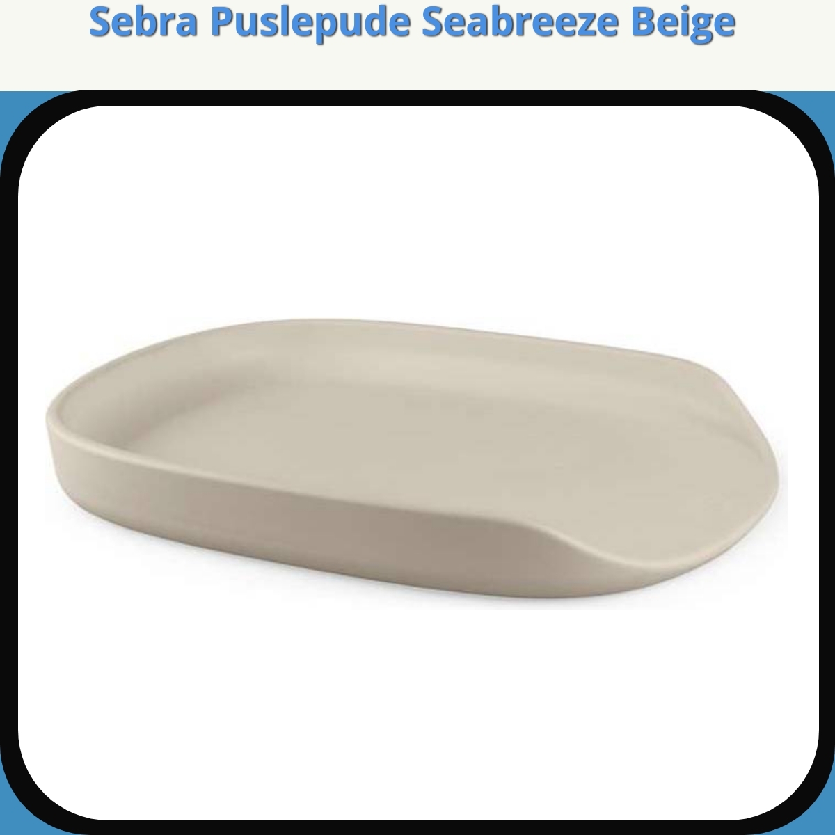 Anmeldelse af Sebra Puslepude Seabreeze Beige