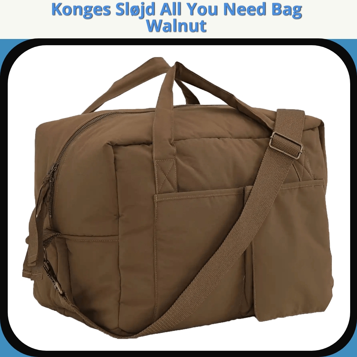 Anmeldelse af Konges Sløjd All You Need Bag Walnut
