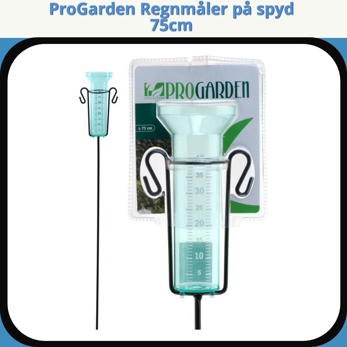 Anmeldelse af ProGarden Regnmåler på spyd 75cm