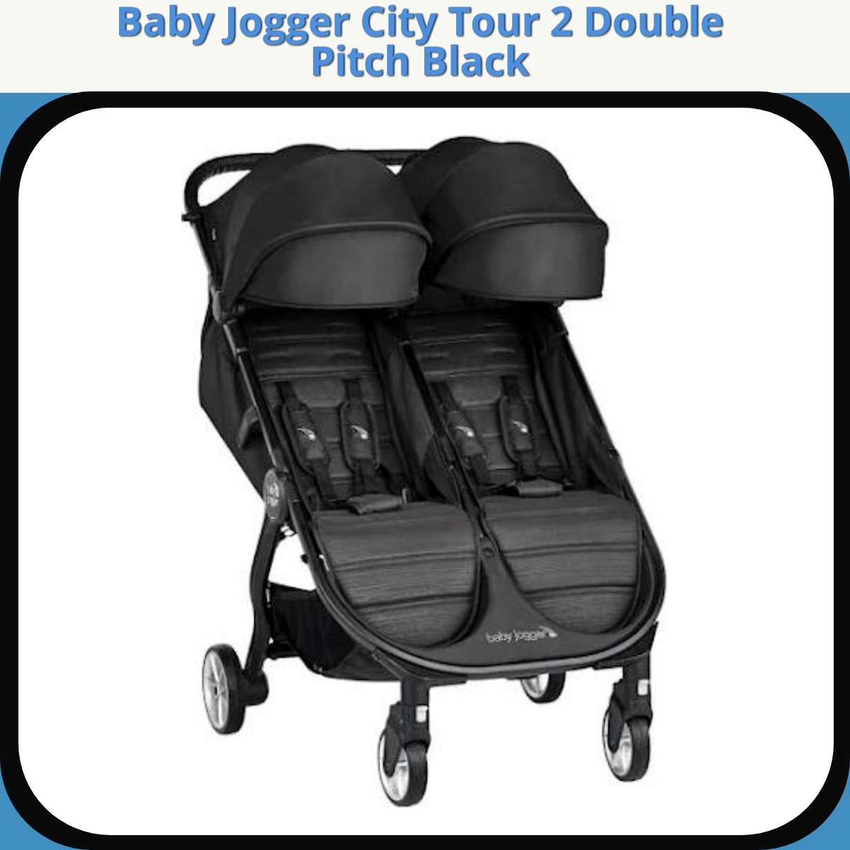 Anmeldelse af Baby Jogger City Tour 2 Double Pitch Black