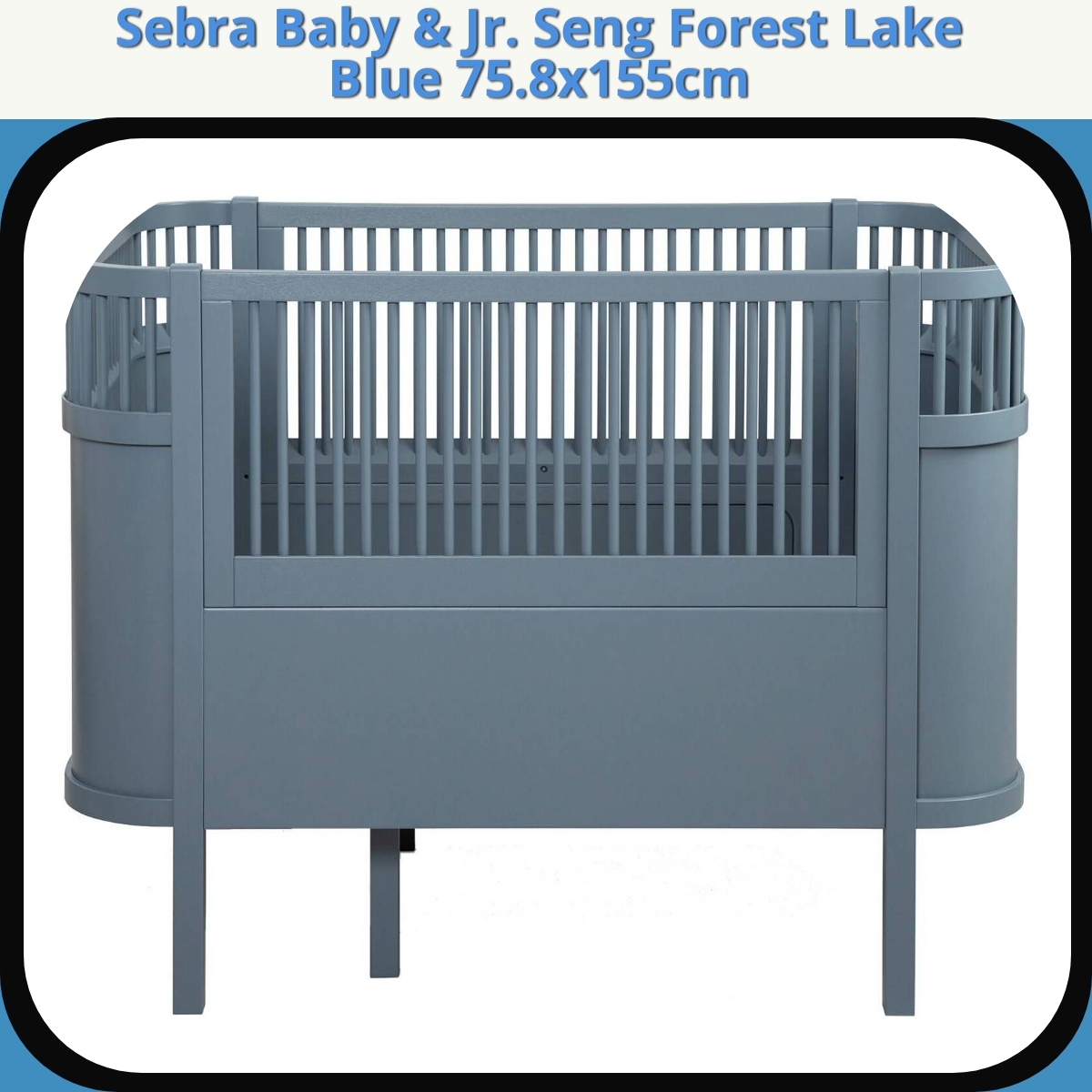 Anmeldelse af Sebra Baby & Jr. Seng Forest Lake Blue 75.8x155cm