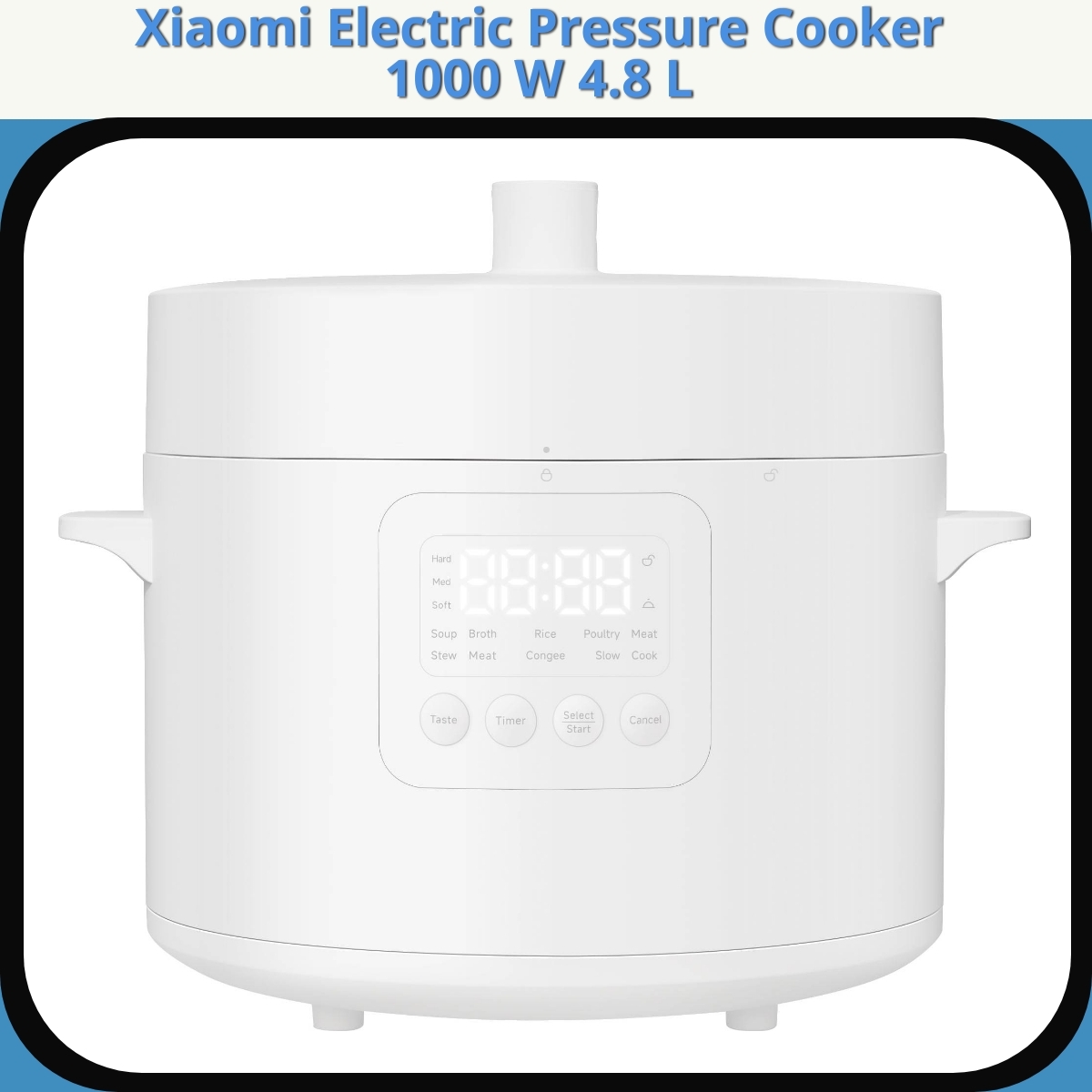 Anmeldelse af Xiaomi Electric Pressure Cooker 1000 W 4.8 L