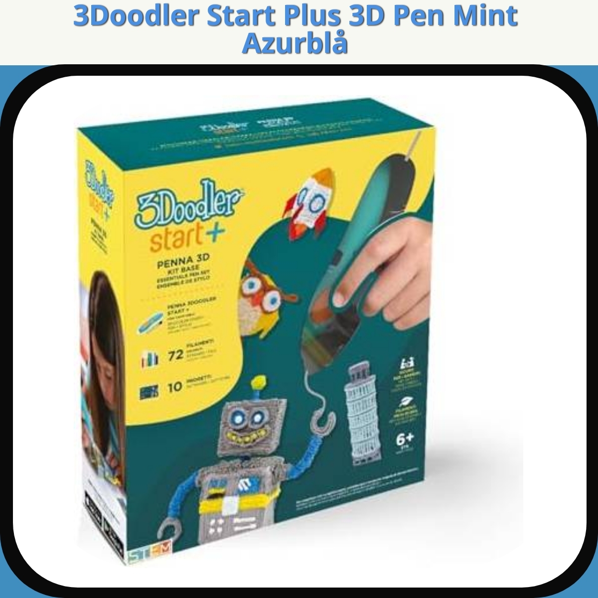 Anmeldelse af 3Doodler Start Plus 3D Pen Mint Azurblå