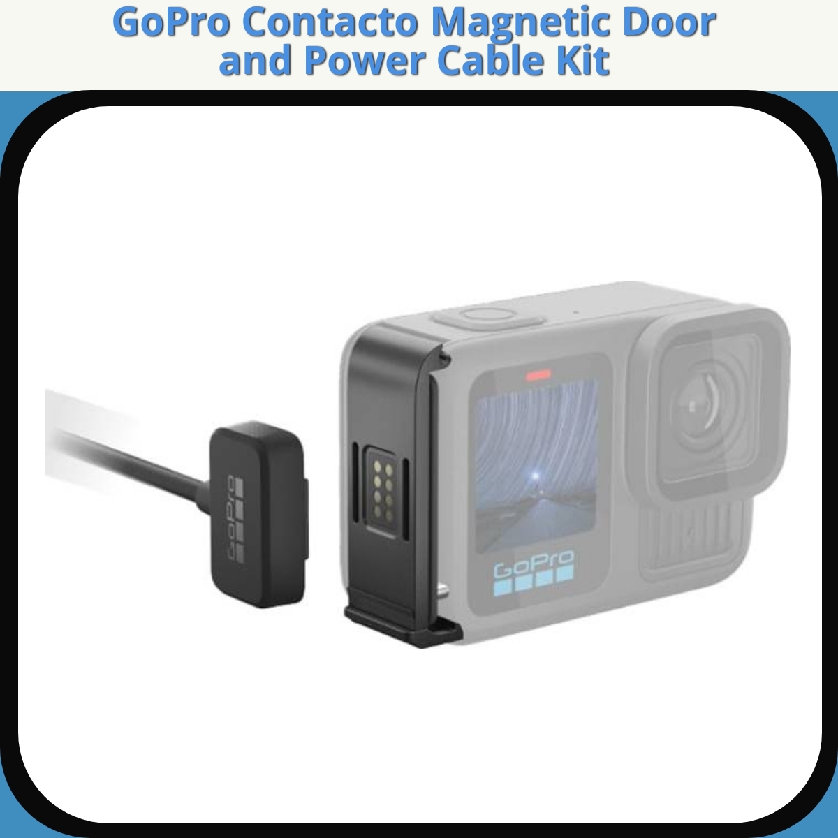 Anmeldelse af GoPro Contacto Magnetic Door and Power Cable Kit