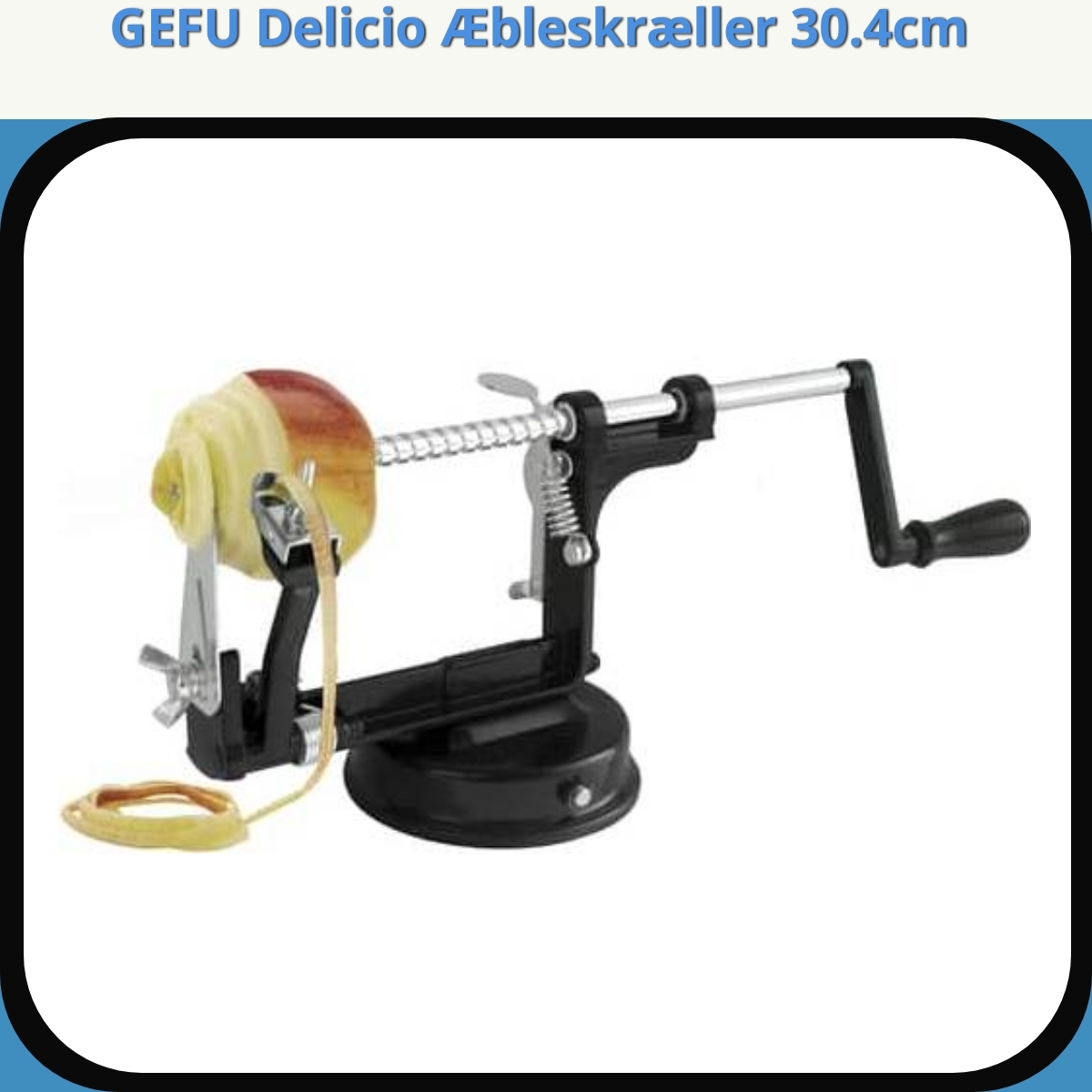Anmeldelse af GEFU Delicio Æbleskræller 30.4cm