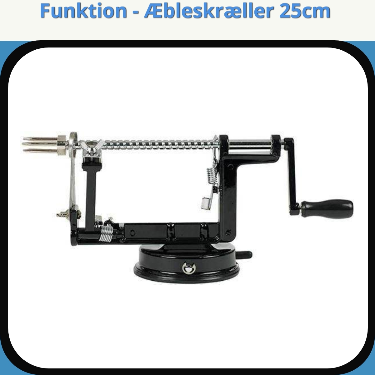 Anmeldelse af Funktion - Æbleskræller 25cm