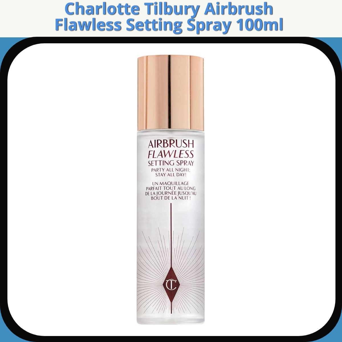 Anmeldelse af Charlotte Tilbury Airbrush Flawless Setting Spray 100ml