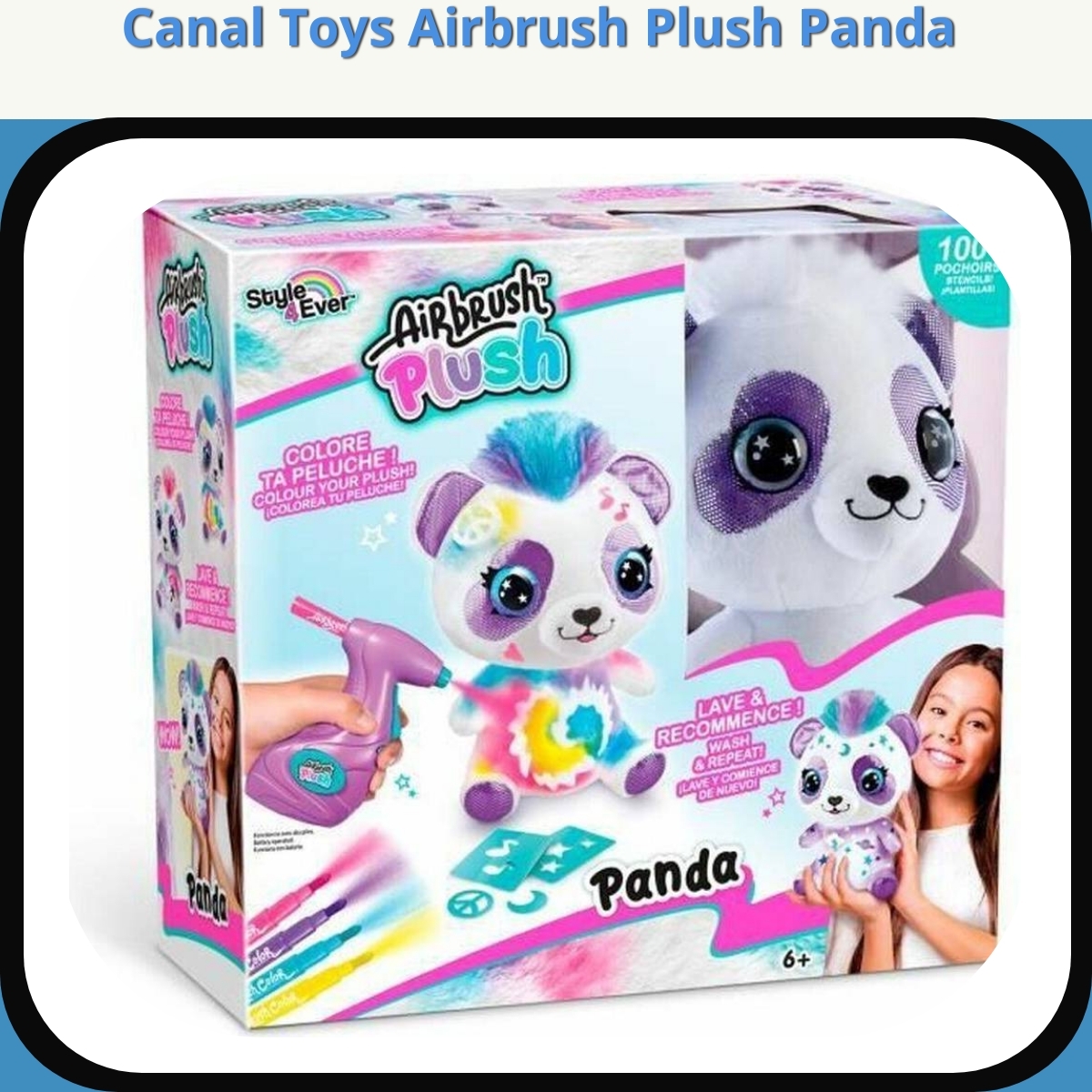 Anmeldelse af Canal Toys Airbrush Plush Panda