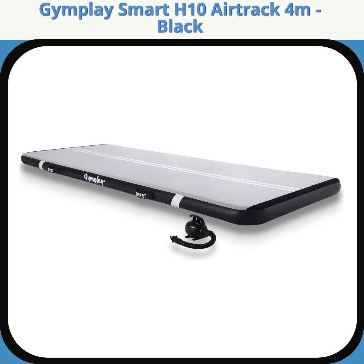 Anmeldelse af Gymplay Smart H10 Airtrack 4m - Black