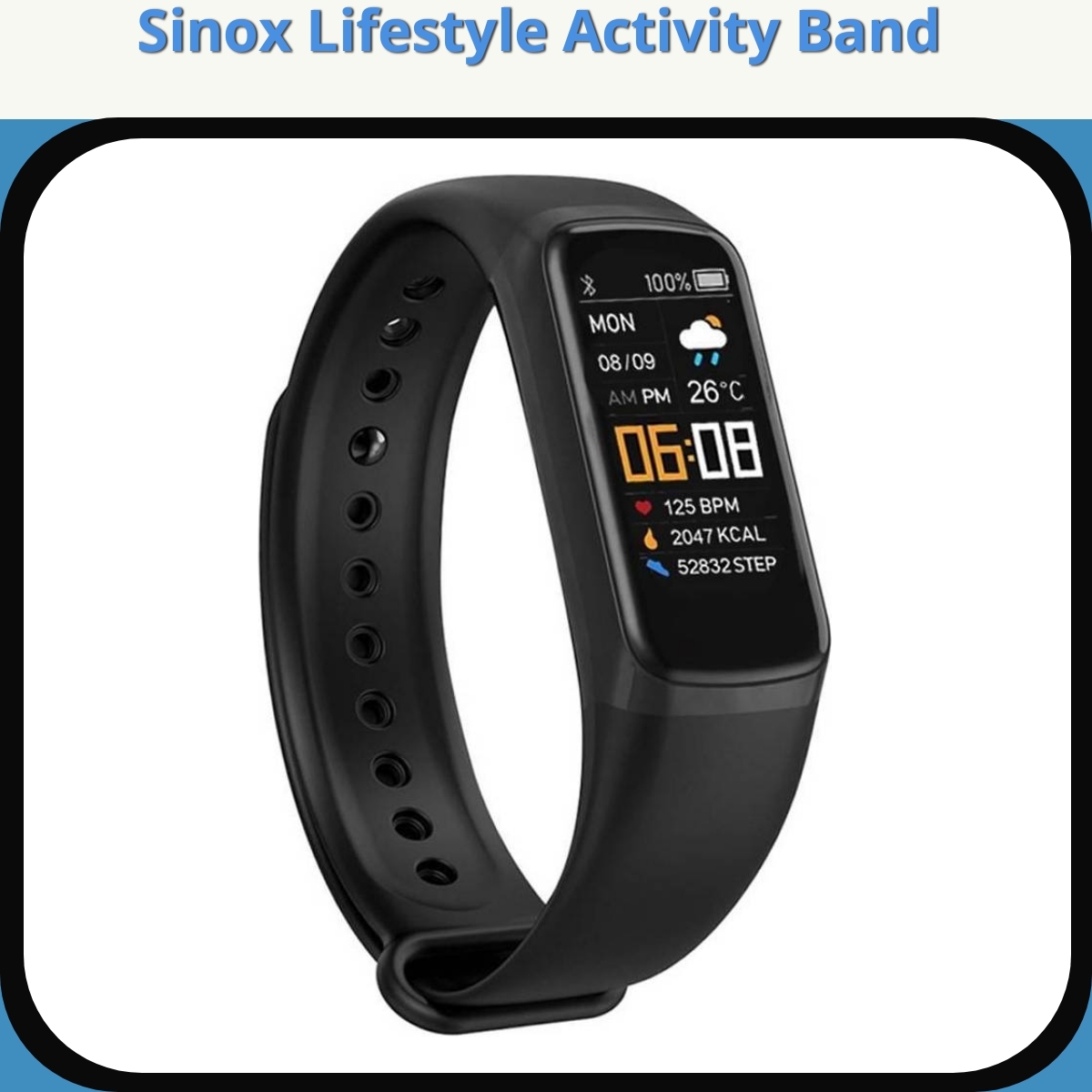 Anmeldelse af Sinox Lifestyle Activity Band