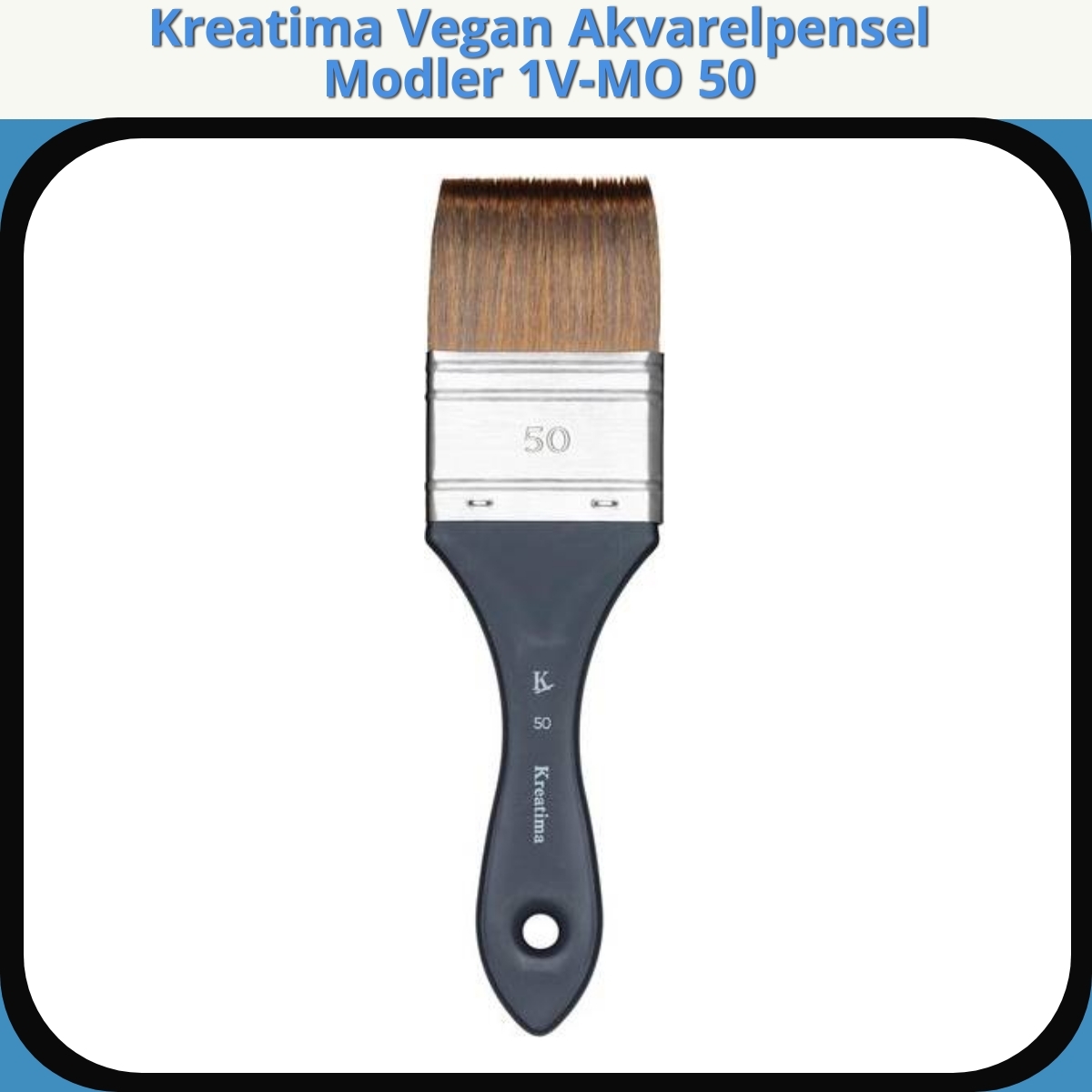 Anmeldelse af Kreatima Vegan Akvarelpensel Modler 1V-MO 50