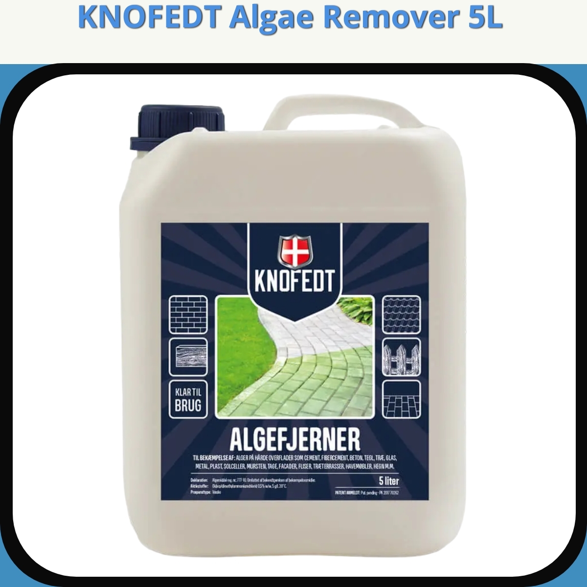 Anmeldelse af KNOFEDT Algae Remover 5L