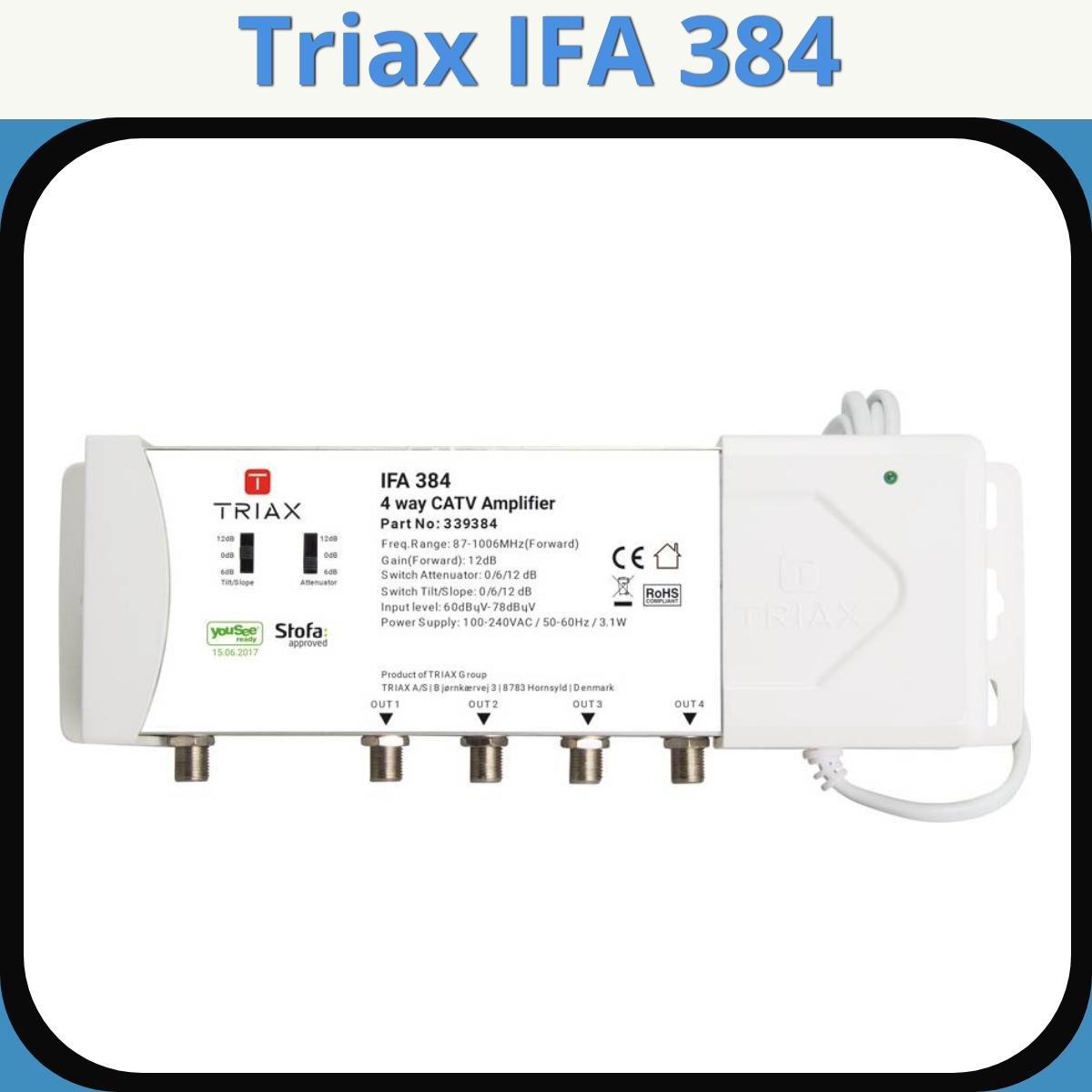 Anmeldelse af Triax IFA 384