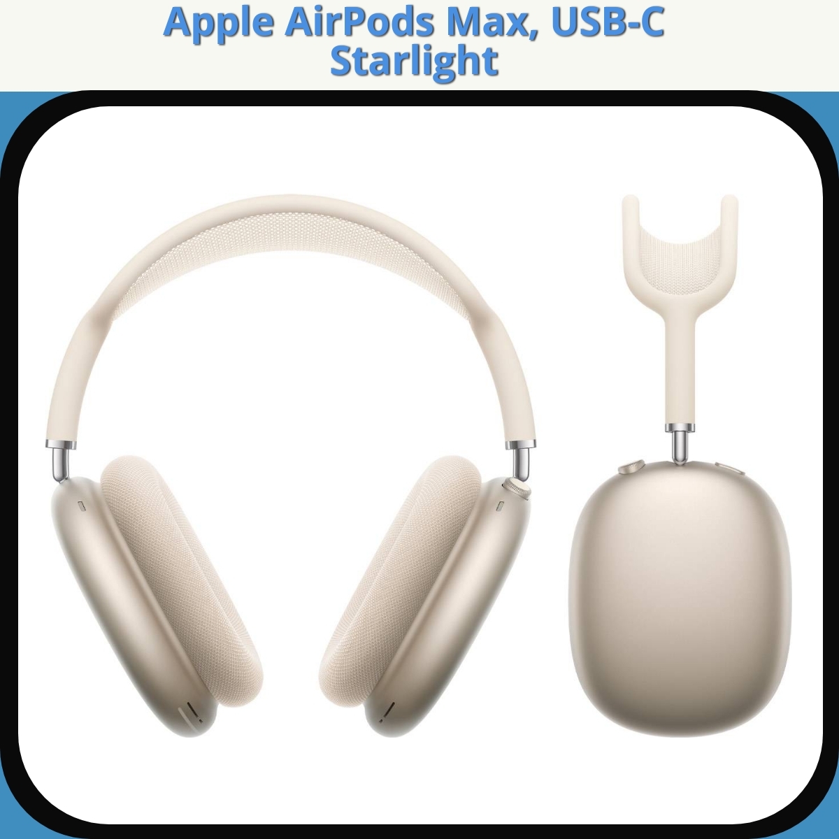 Anmeldelse af Apple AirPods Max, USB-C Starlight