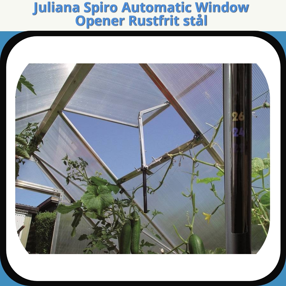 Anmeldelse af Juliana Spiro Automatic Window Opener Rustfrit stål