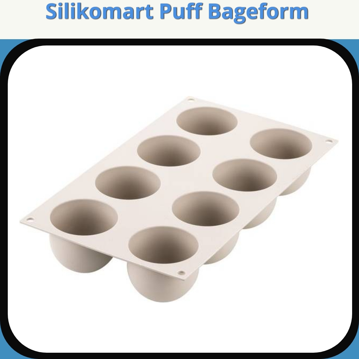 Anmeldelse af Silikomart Puff Bageform