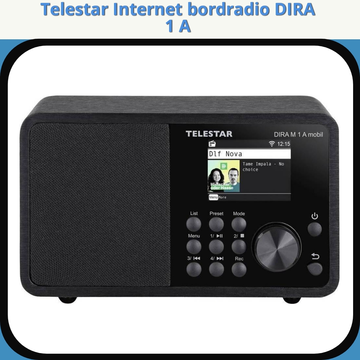 Anmeldelse af Telestar Internet bordradio DIRA 1 A