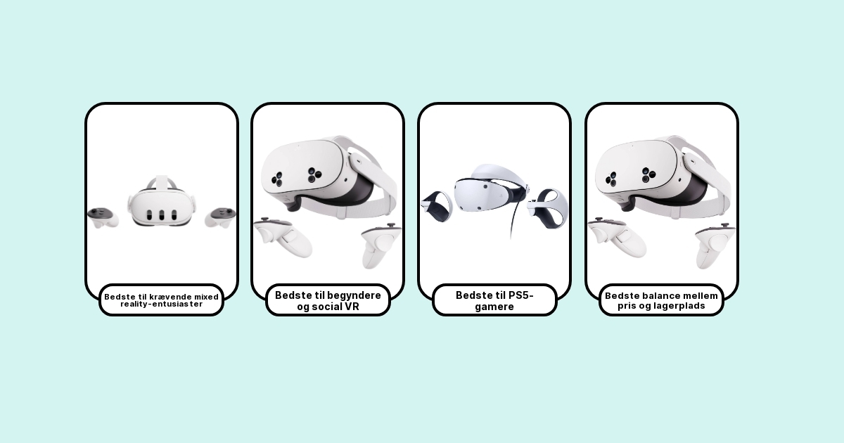 → 7 Bedste VR headsets [december 2025] | Rytmen.dk