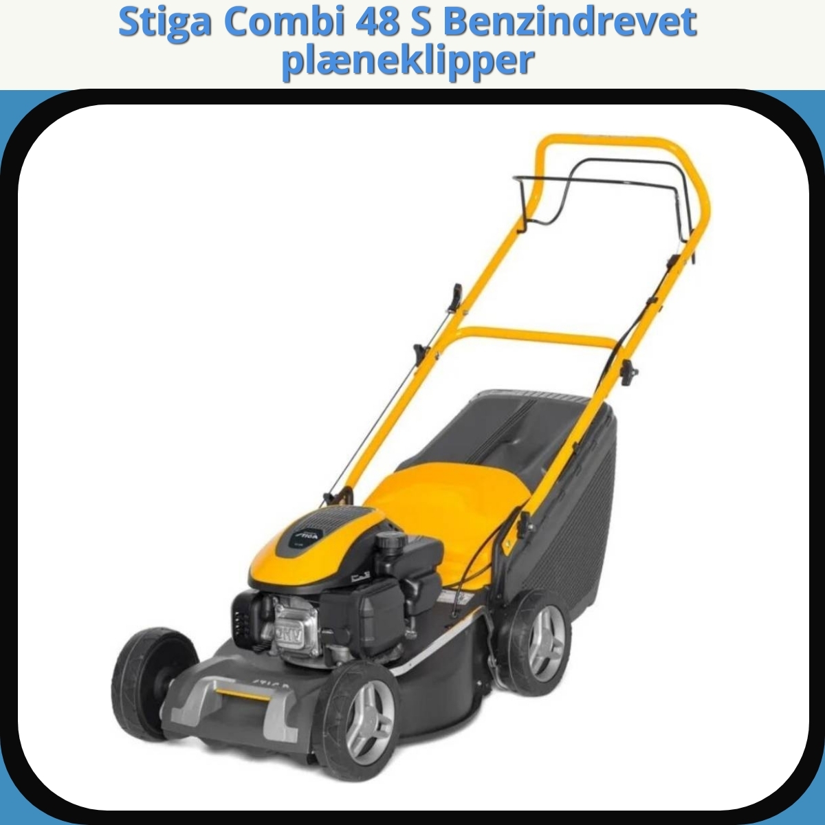 Anmeldelse af Stiga Combi 48 S Benzindrevet plæneklipper