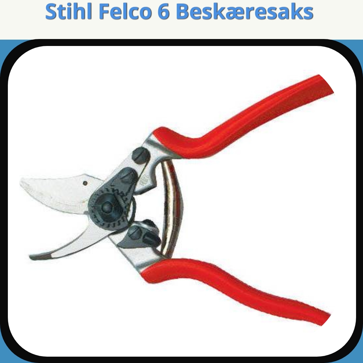 Anmeldelse af Stihl Felco 6 Beskæresaks
