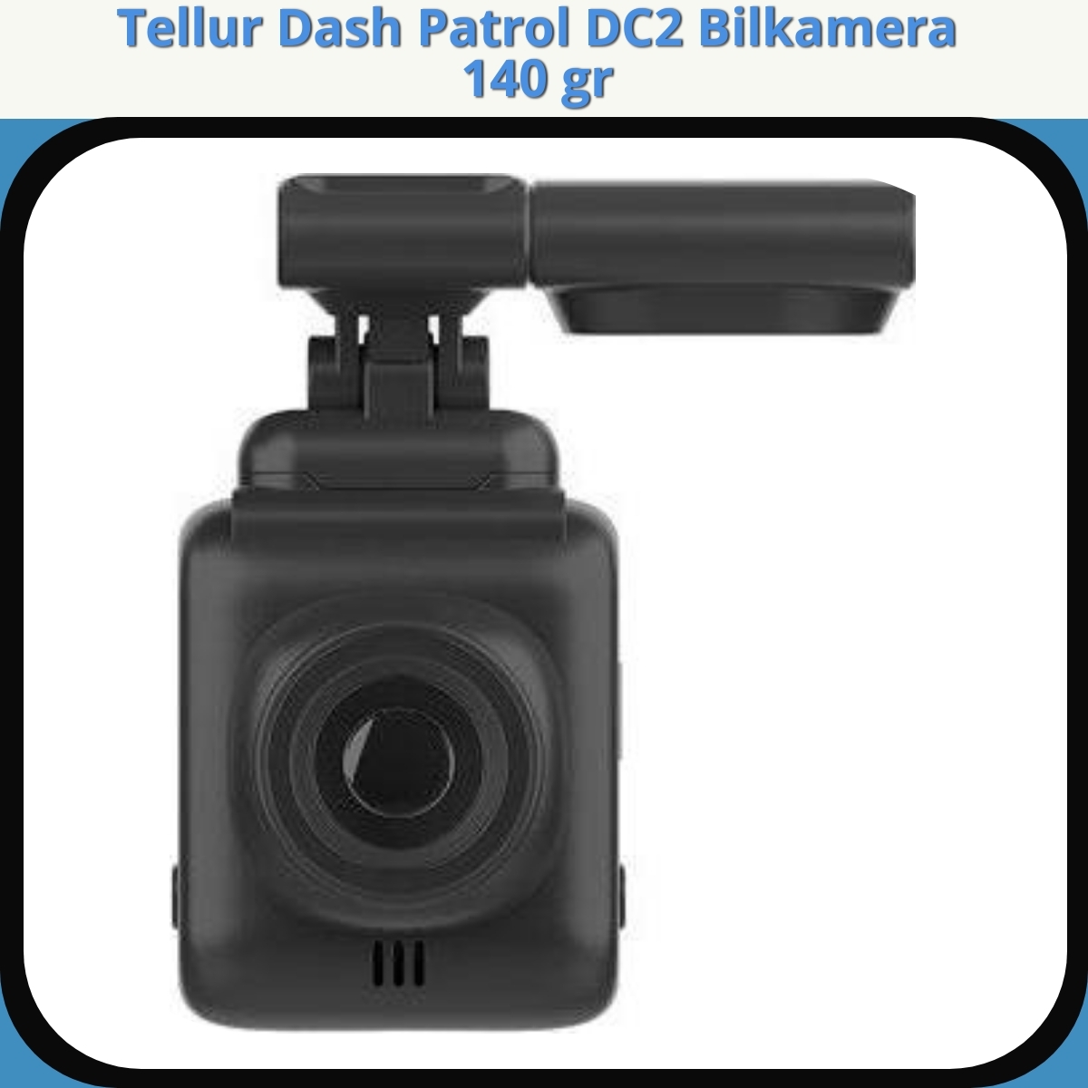 Anmeldelse af Tellur Dash Patrol DC2 Bilkamera 140 gr