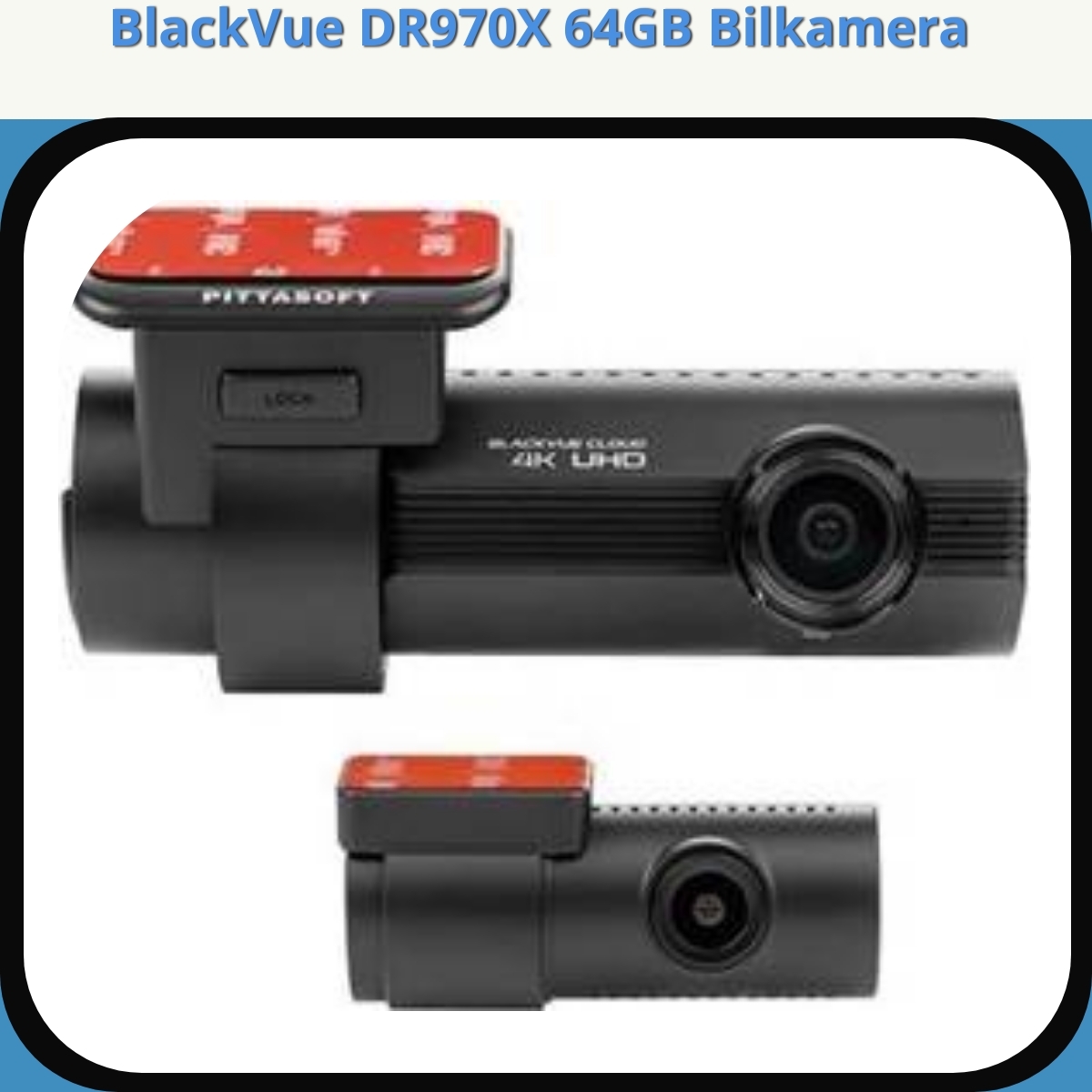 Anmeldelse af BlackVue DR970X 64GB Bilkamera