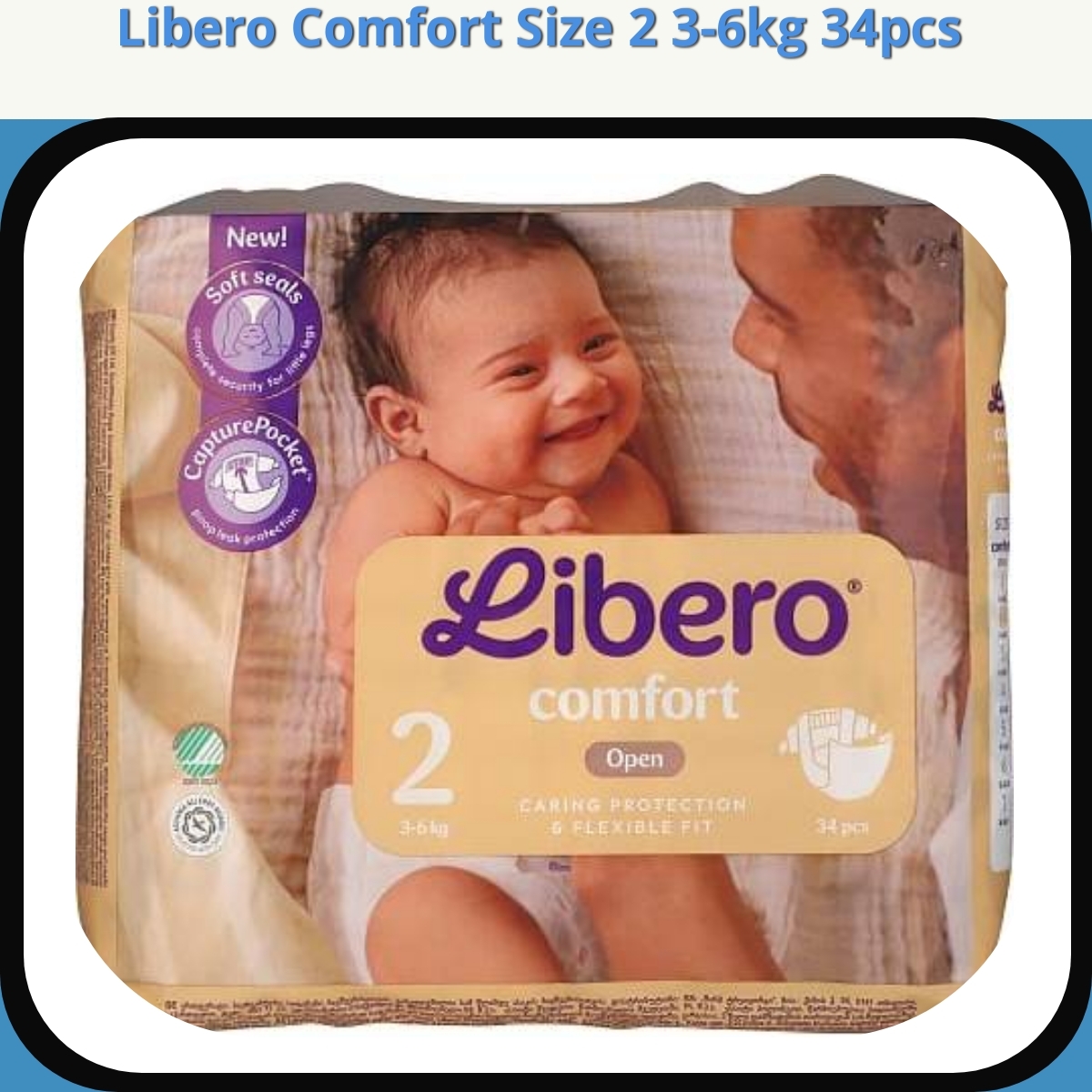 Anmeldelse af Libero Comfort Size 2 3-6kg 34pcs