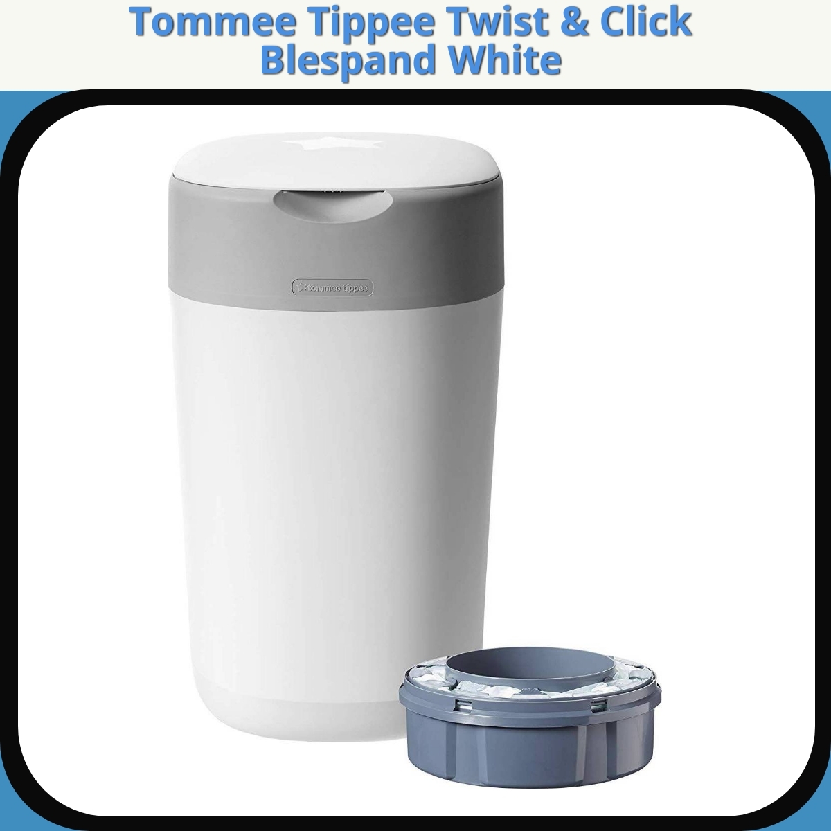Anmeldelse af Tommee Tippee Twist & Click Blespand White