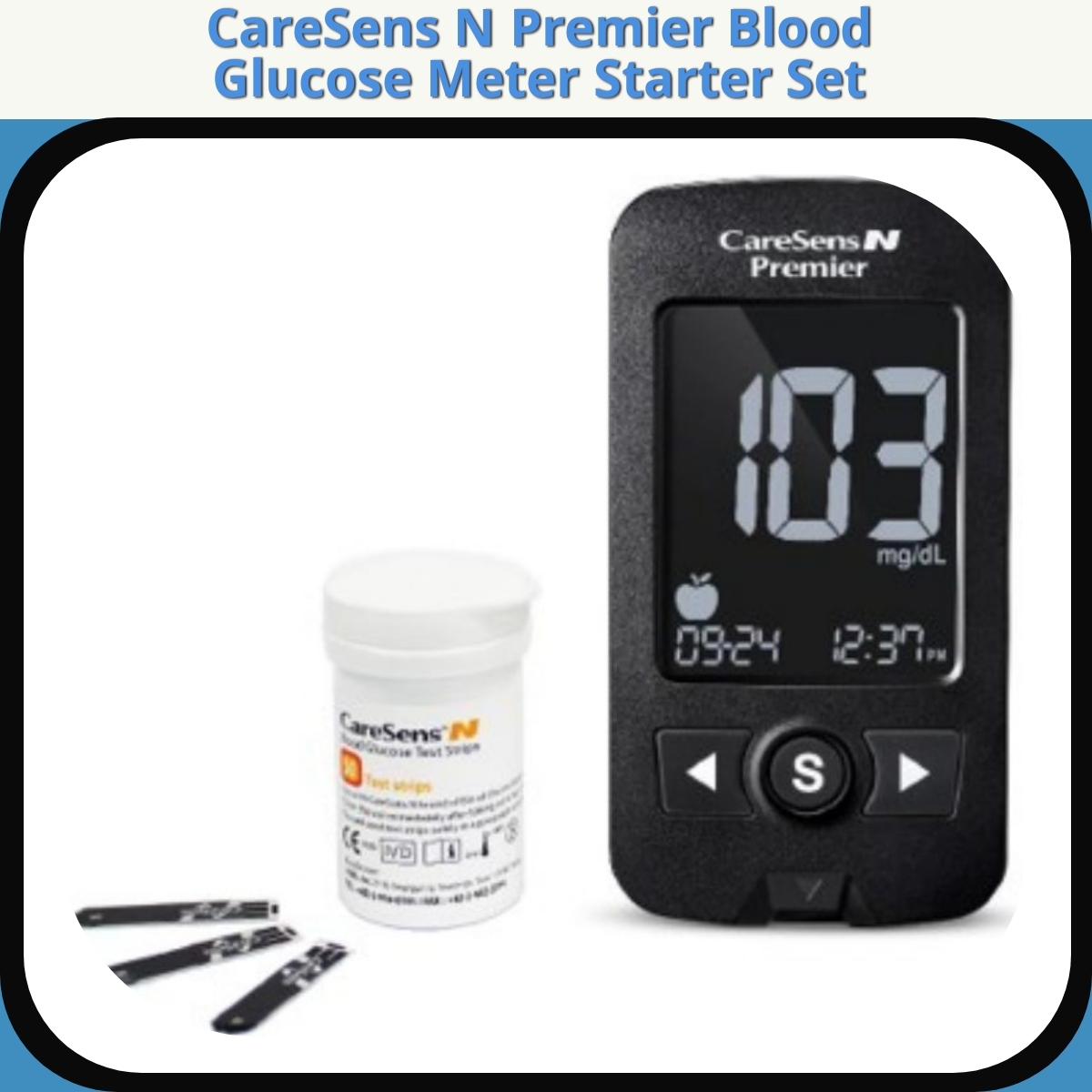 Anmeldelse af CareSens N Premier Blood Glucose Meter Starter Set